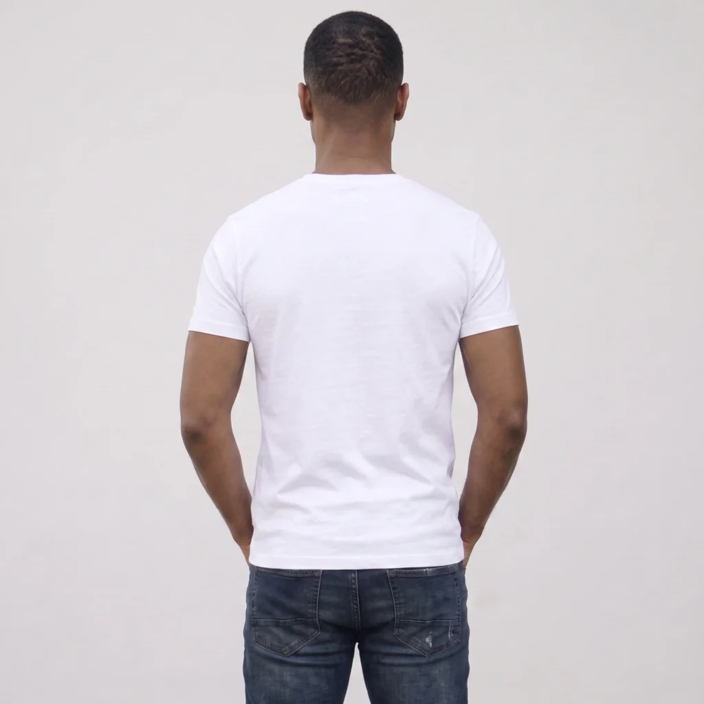 T-shirt JT150 personalizável, vista de trás