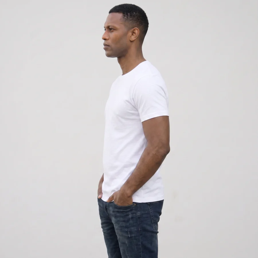 T-shirt JT150 personalizável, vista lateral