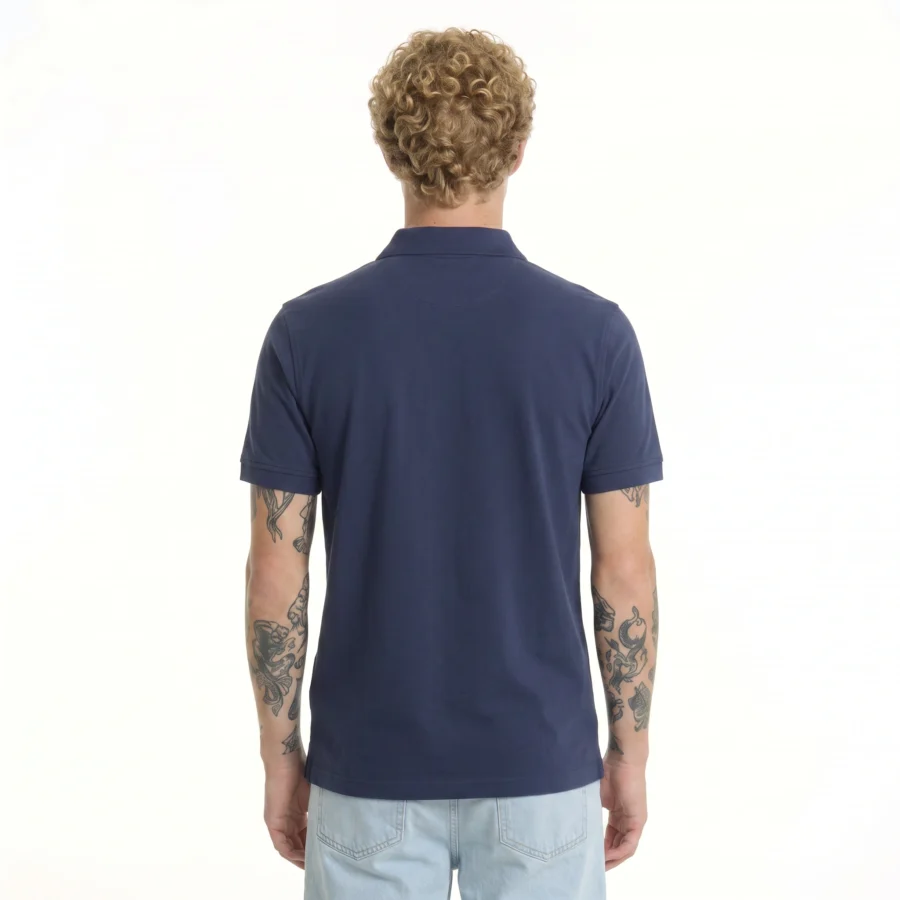 JT POLO personalizável, vista de trás