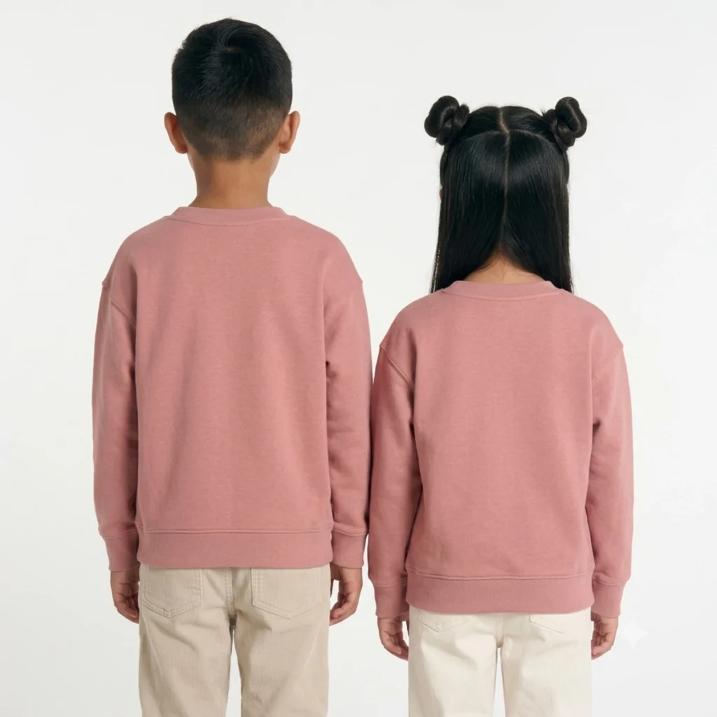 Sweatshirt de criança, vista de trás