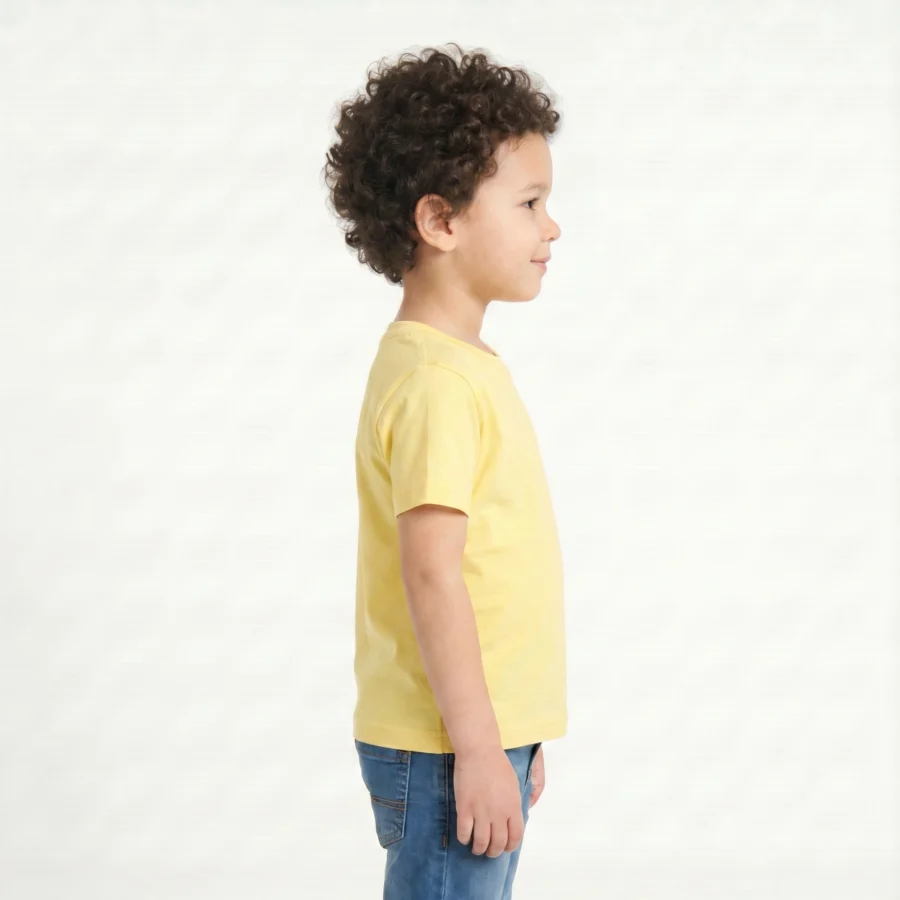T-shirt Baby personalizável, vista lateral